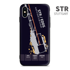 Stuttgart Airport diagram phone case iphone apple samsung huawei xiaomi aviaiton gift for crew pilots avgeeks