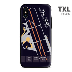 Berlin airport diagram phone case iphone apple samsung huawei xiaomi aviaiton gift for crew pilots avgeeks
