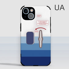 United Airlines UA Boeing 747 Phone Case. Aviation gift pilot crew iPhone 14 13 12 11 pro max android Huawei Apple XIaomi