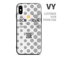 VY Boarding Pass Customized Phone Case