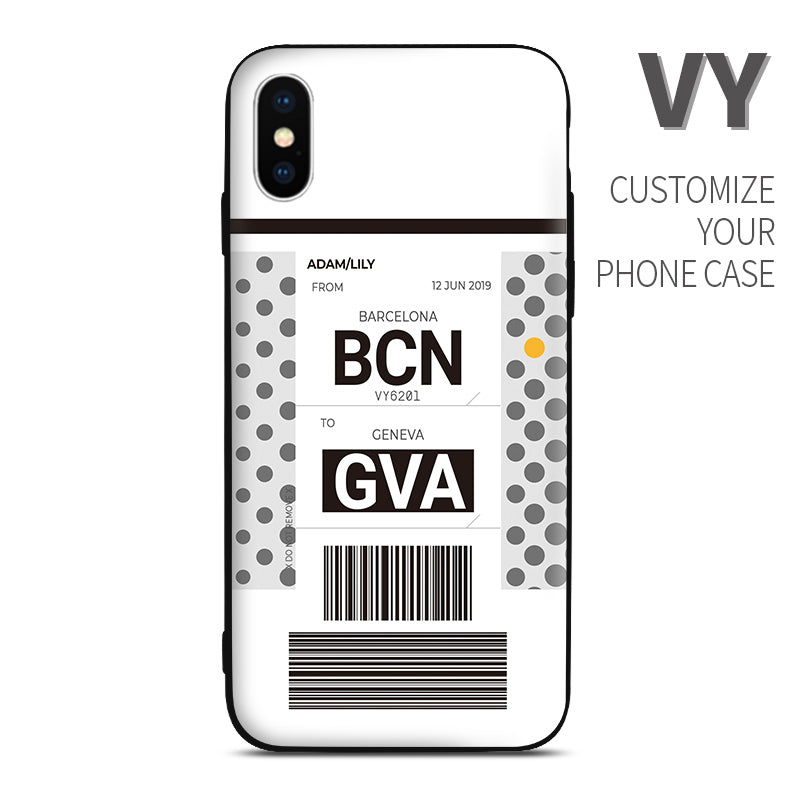 VY Vueling color Baggage Ticket design perfect for aviation geeks crew pilot apple iphone huawei samsung xiaomi