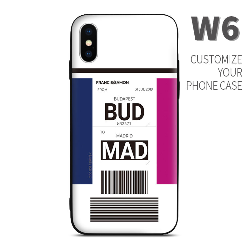W6 Wizz Air color Baggage Ticket design perfect for aviation geeks crew pilot apple iphone huawei samsung xiaomi