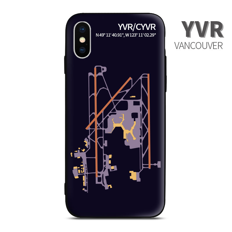 Canada Airport Toronto Vancouver Phone Case aviation gift pilot iPhone Andriod Apple Samsung