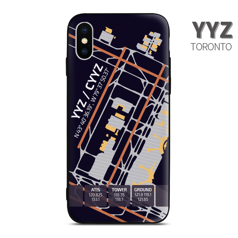 Canada Airport Toronto Phone Case aviation gift pilot iPhone Andriod Apple Samsung Xiaomi Huawei