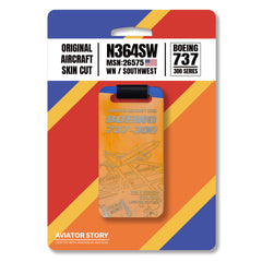 Southwest Boeing 737 N364SW Original Aircraft Tag | S1