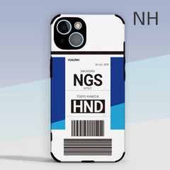 NH All Nippon Airways ANA color Baggage Ticket design for aviation geeks crew pilot gift apple iphone huawei samsung xiaomi 全日本空輸株式会社